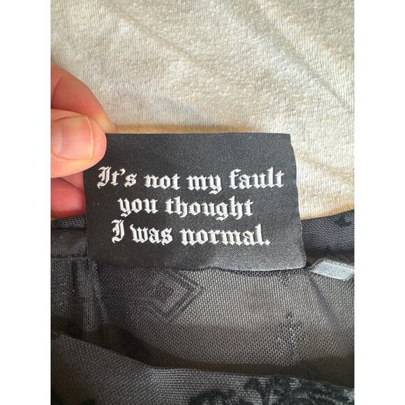 Killstar Sheer Mesh Long Sleeve Top Medium Black - Picture 4 of 8